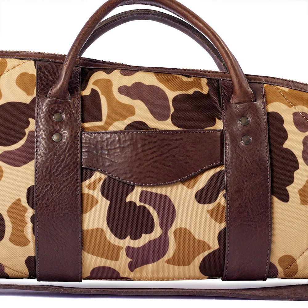 White Wing Waxed Canvas Hunting Rifle Case-Bags > Hunting & Outdoor > Waxed Canvas-Smoke-Vintage Camo-Mission Mercantile Leather Goods