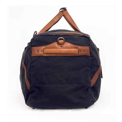Campaign Waxed Canvas X-Large Duffle Bag-Bags > Duffle Bag > Waxed Canvas-Campaign-Hickory-Navy-Mission Mercantile Leather Goods