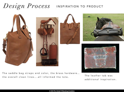 Craft & Forge Leather Tote -Bags > Tote > Leather-Maple-Mission Mercantile Leather Goods