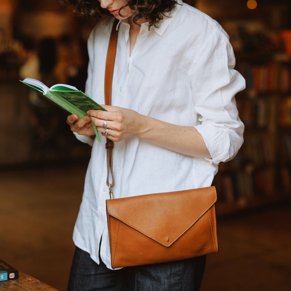 Craft & Forge Leather Crossbody Bag -Bags > Handbag > Leather-Maple-Mission Mercantile Leather Goods