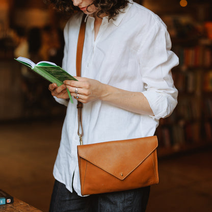 Craft & Forge Leather Crossbody Bag -Bags > Handbag > Leather-Maple-Mission Mercantile Leather Goods