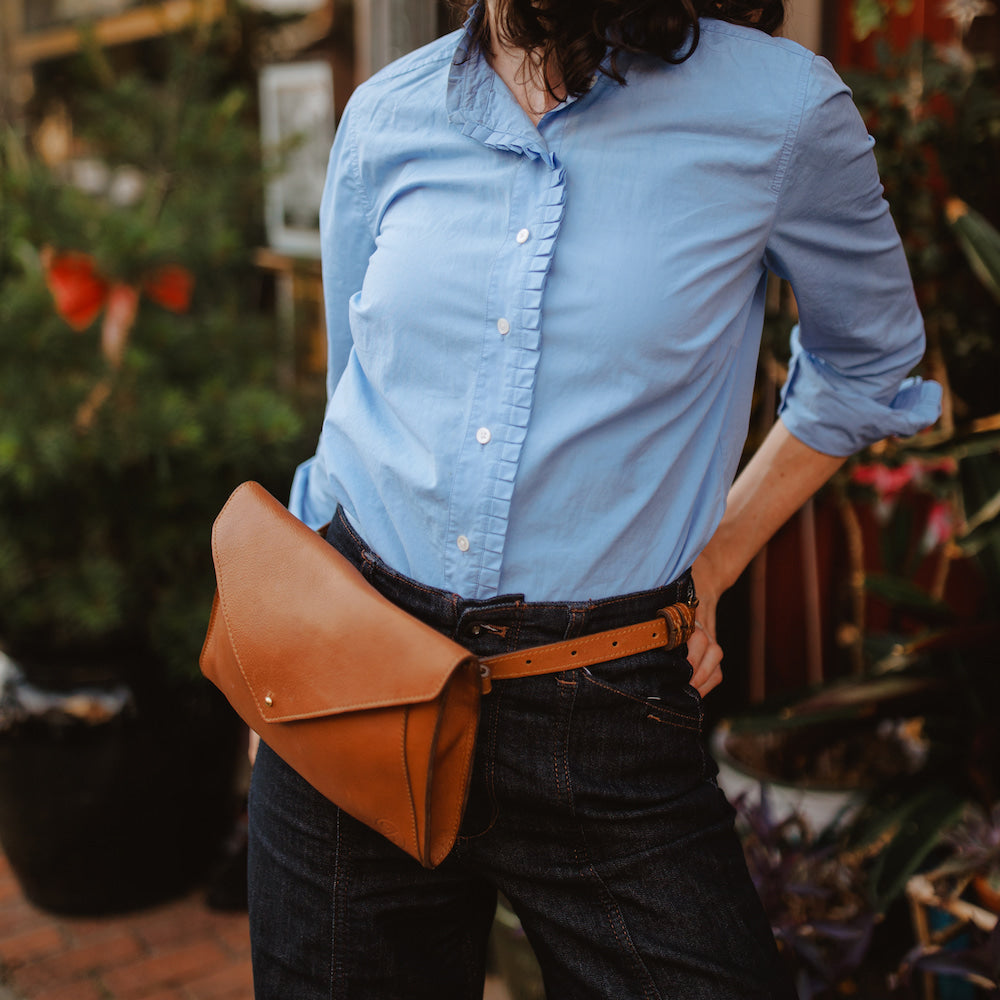 Craft & Forge Leather Crossbody Bag -Bags > Handbag > Leather-Maple-Mission Mercantile Leather Goods