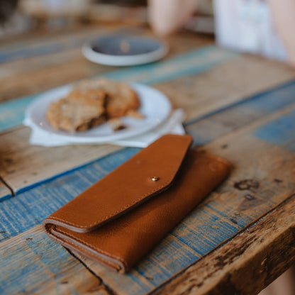 Craft & Forge Leather Wallet > Wallet> Leather-Maple-Mission Mercantile Leather Goods