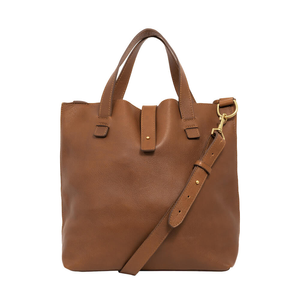 Craft & Forge Leather Tote -Bags > Tote > Leather-Maple-Mission Mercantile Leather Goods
