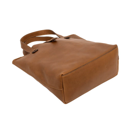 Craft & Forge Leather Tote -Bags > Tote > Leather-Maple-Mission Mercantile Leather Goods