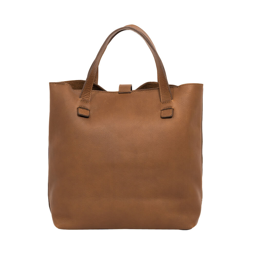 Craft & Forge Leather Tote -Bags > Tote > Leather-Maple-Mission Mercantile Leather Goods