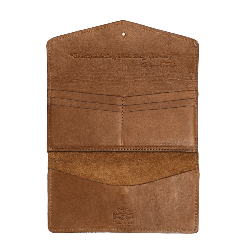 Craft & Forge Leather Wallet > Wallet> Leather-Maple-Mission Mercantile Leather Goods