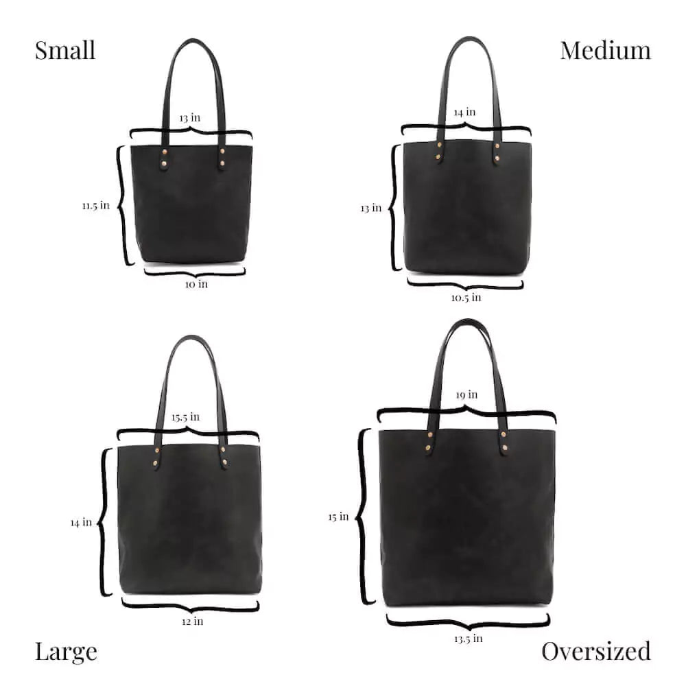 Eden Elevated Leather Tote Bag - Large > Handbag > Leather-Mushroom-Mission Mercantile Leather Goods