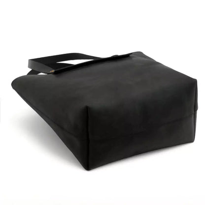 Eden Elevated Leather Tote Bag - Medium > Handbag > Leather-Carbon-Mission Mercantile Leather Goods