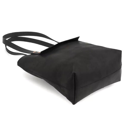 Eden Elevated Leather Tote Bag - Small > Handbag > Leather-Carbon-Mission Mercantile Leather Goods
