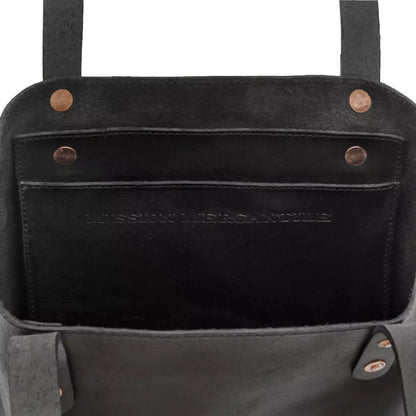 Eden Elevated Leather Tote Bag - Small > Handbag > Leather-Carbon-Mission Mercantile Leather Goods