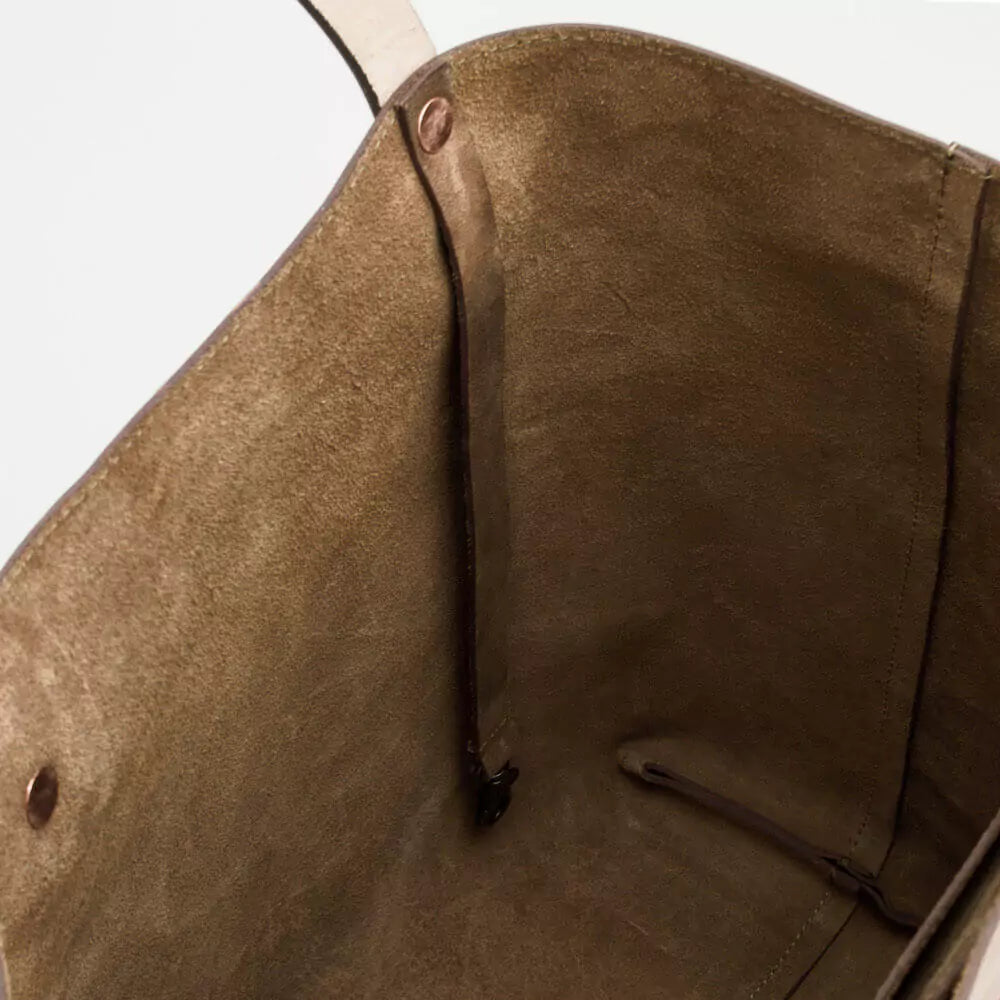 Eden Elevated Leather Tote Bag - Large > Handbag > Leather-Molasses-Mission Mercantile Leather Goods