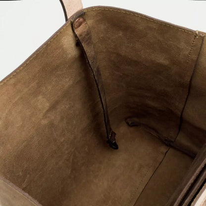 Eden Elevated Leather Tote Bag - Medium > Handbag > Leather-Molasses-Mission Mercantile Leather Goods