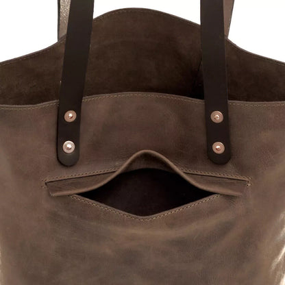 Eden Elevated Leather Tote Bag - Small > Handbag > Leather-Molasses-Mission Mercantile Leather Goods