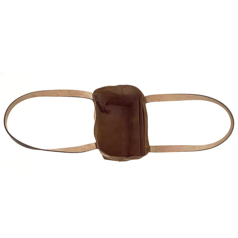 Eden Elevated Leather Tote Bag - Small > Handbag > Leather-Molasses-Mission Mercantile Leather Goods