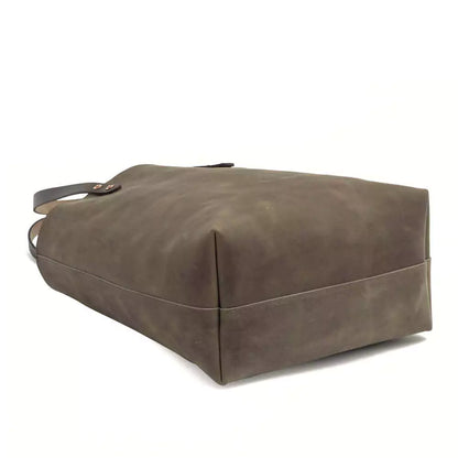 Eden Elevated Leather Tote Bag - Large > Handbag > Leather-Mushroom-Mission Mercantile Leather Goods