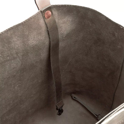 Eden Elevated Leather Tote Bag - Large > Handbag > Leather-Mushroom-Mission Mercantile Leather Goods