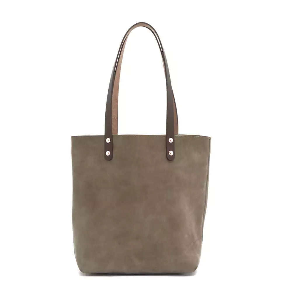 Eden Elevated Leather Tote Bag - Medium > Handbag > Leather-Mushroom-Mission Mercantile Leather Goods