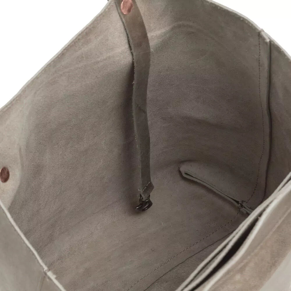 Eden Elevated Leather Tote Bag - Medium > Handbag > Leather-Mushroom-Mission Mercantile Leather Goods