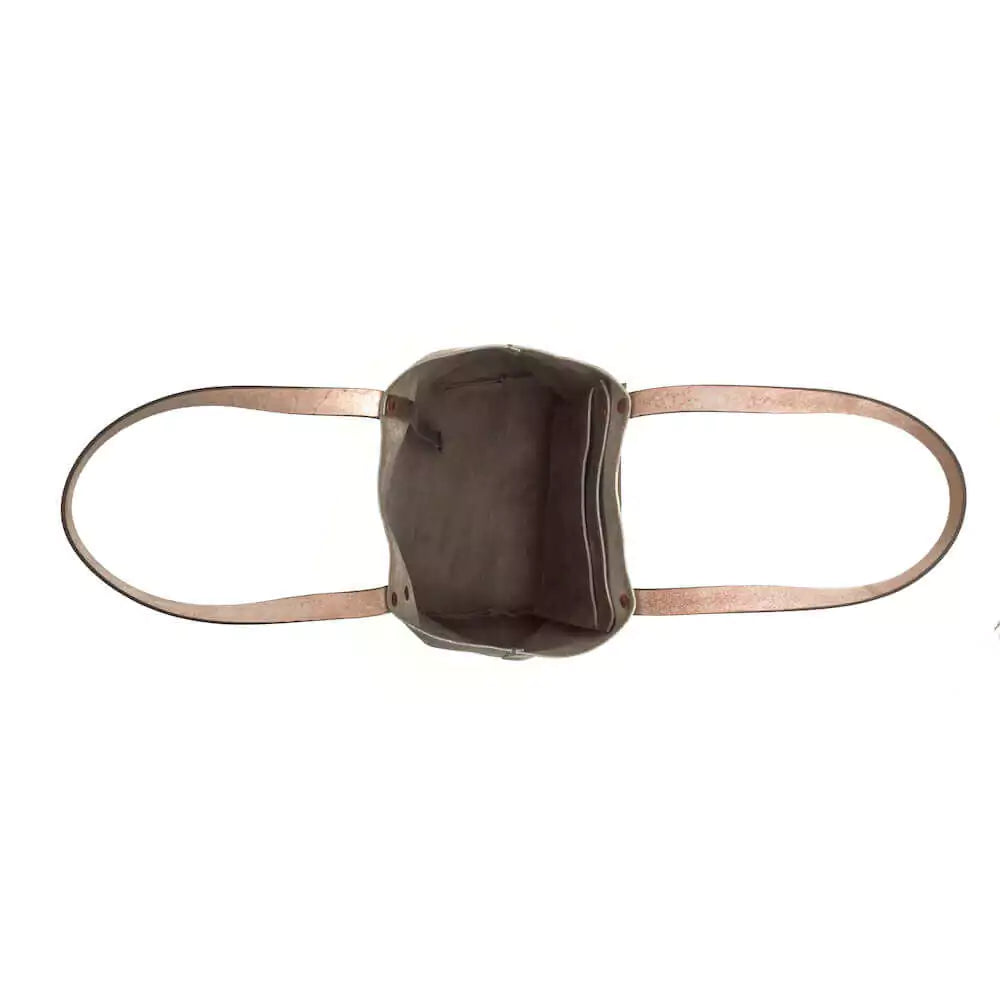 Eden Elevated Leather Tote Bag - Medium > Handbag > Leather-Mushroom-Mission Mercantile Leather Goods
