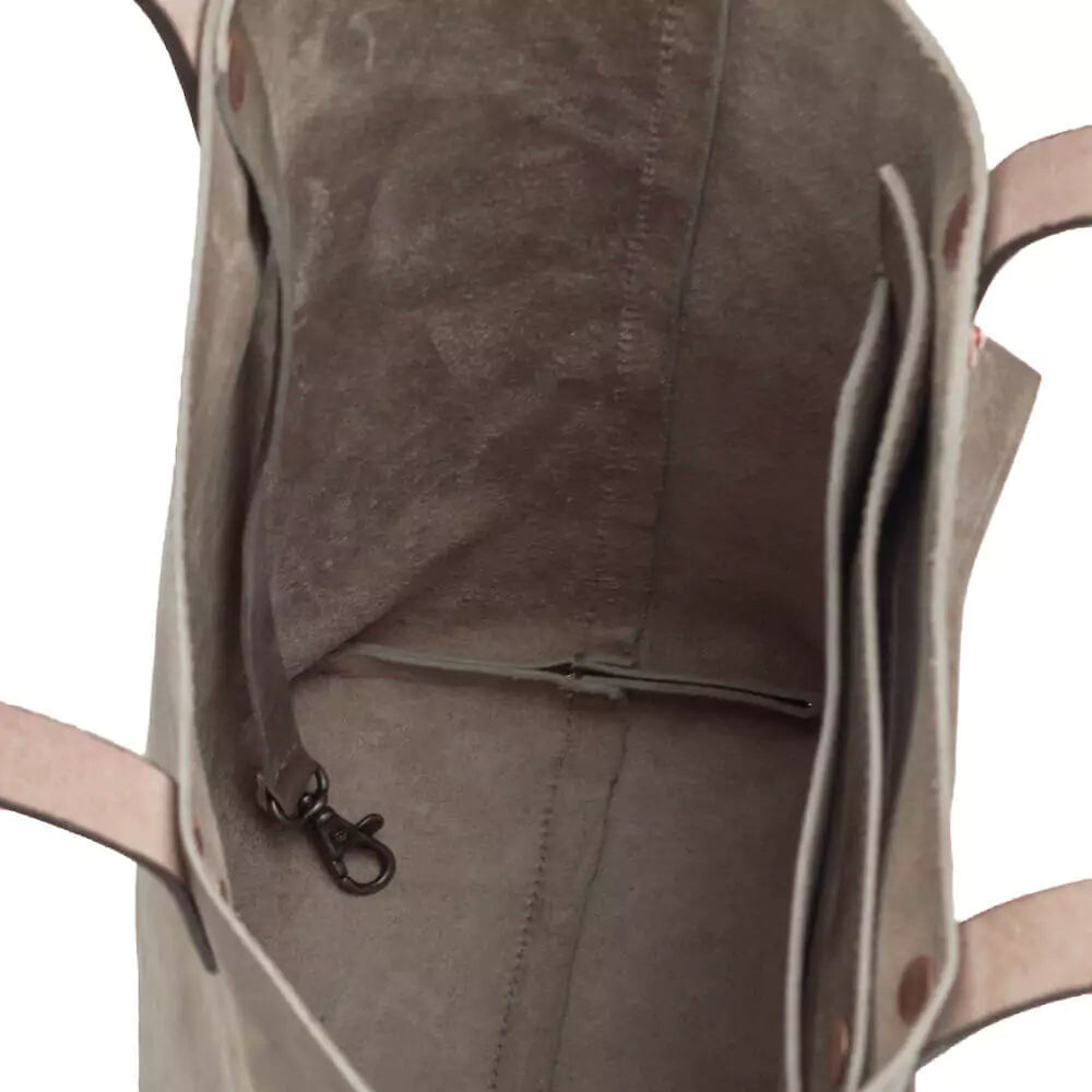 Eden Elevated Leather Tote Bag - Small > Handbag > Leather-Mushroom-Mission Mercantile Leather Goods