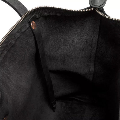 Eden Elevated Leather Tote Bag - Large Zippered > Handbag > Leather-Carbon-Mission Mercantile Leather Goods