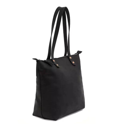 Eden Elevated Leather Tote Bag - Medium Zippered > Handbag > Leather-Carbon-Mission Mercantile Leather Goods