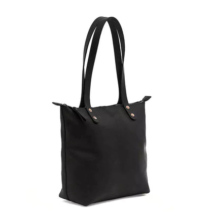 Eden Elevated Leather Tote Bag - Small Zippered > Handbag > Leather-Carbon-Mission Mercantile Leather Goods