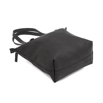 Eden Elevated Leather Tote Bag - Small Zippered > Handbag > Leather-Carbon-Mission Mercantile Leather Goods
