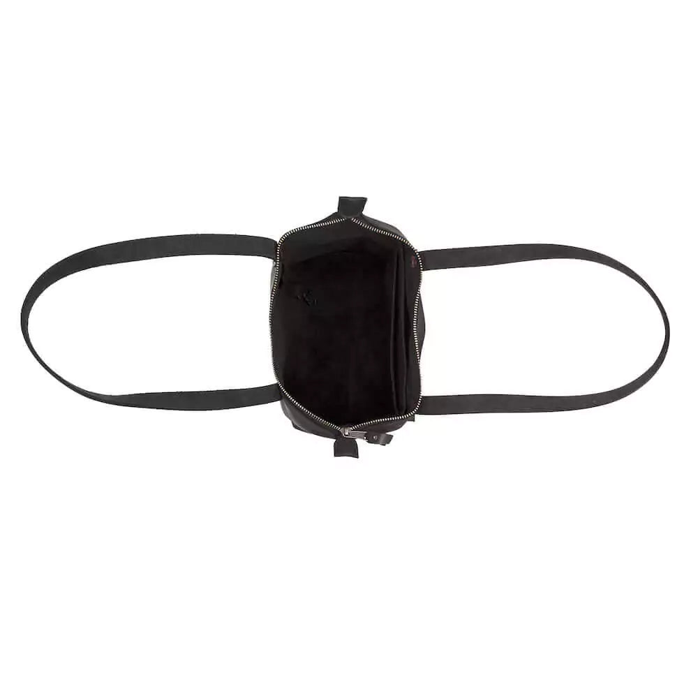 Eden Elevated Leather Tote Bag - Small Zippered > Handbag > Leather-Carbon-Mission Mercantile Leather Goods