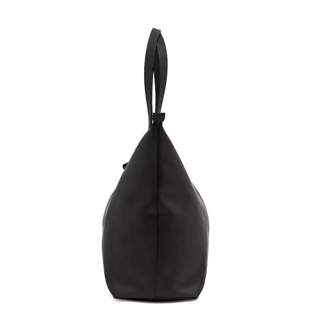 Eden Elevated Leather Tote Bag - Oversized Zippered > Handbag > Leather-Carbon-Mission Mercantile Leather Goods