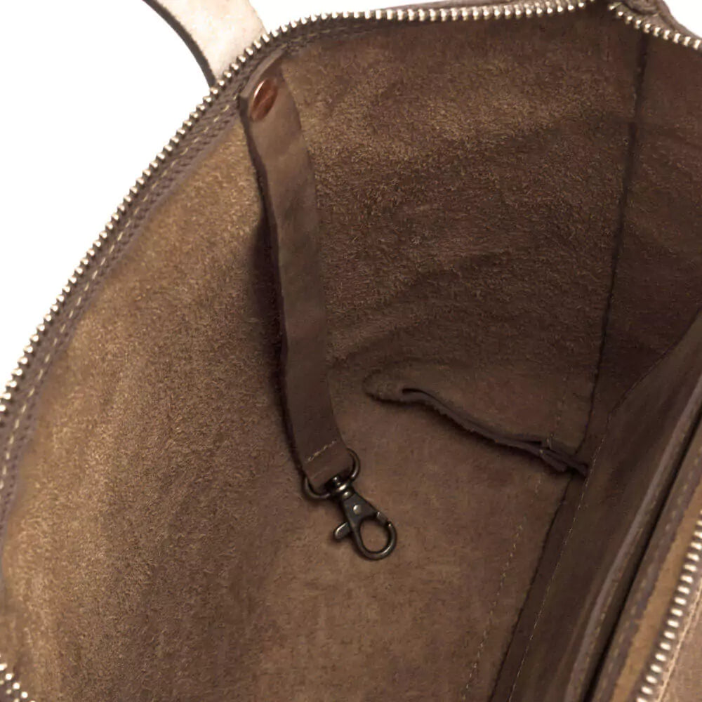 Eden Elevated Leather Tote Bag - Small Zippered > Handbag > Leather-Molasses-Mission Mercantile Leather Goods