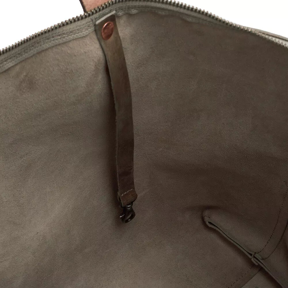 Eden Elevated Leather Tote Bag - Large Zippered > Handbag > Leather-Mushroom-Mission Mercantile Leather Goods