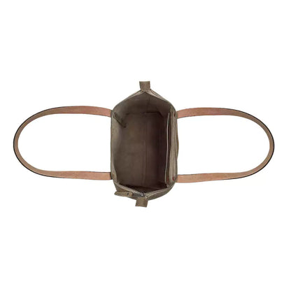 Eden Elevated Leather Tote Bag - Medium Zippered > Handbag > Leather-Mushroom-Mission Mercantile Leather Goods
