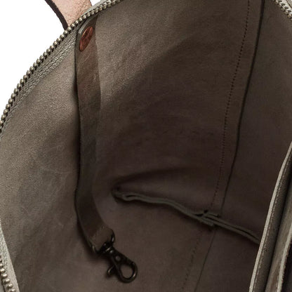 Eden Elevated Leather Tote Bag - Small Zippered > Handbag > Leather-Mushroom-Mission Mercantile Leather Goods