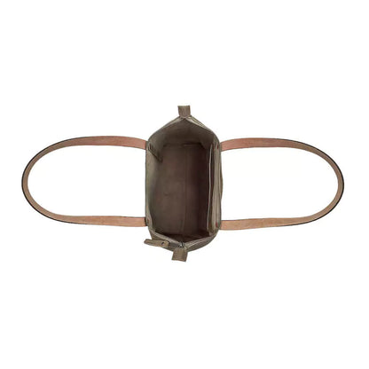 Eden Elevated Leather Tote Bag - Small Zippered > Handbag > Leather-Mushroom-Mission Mercantile Leather Goods