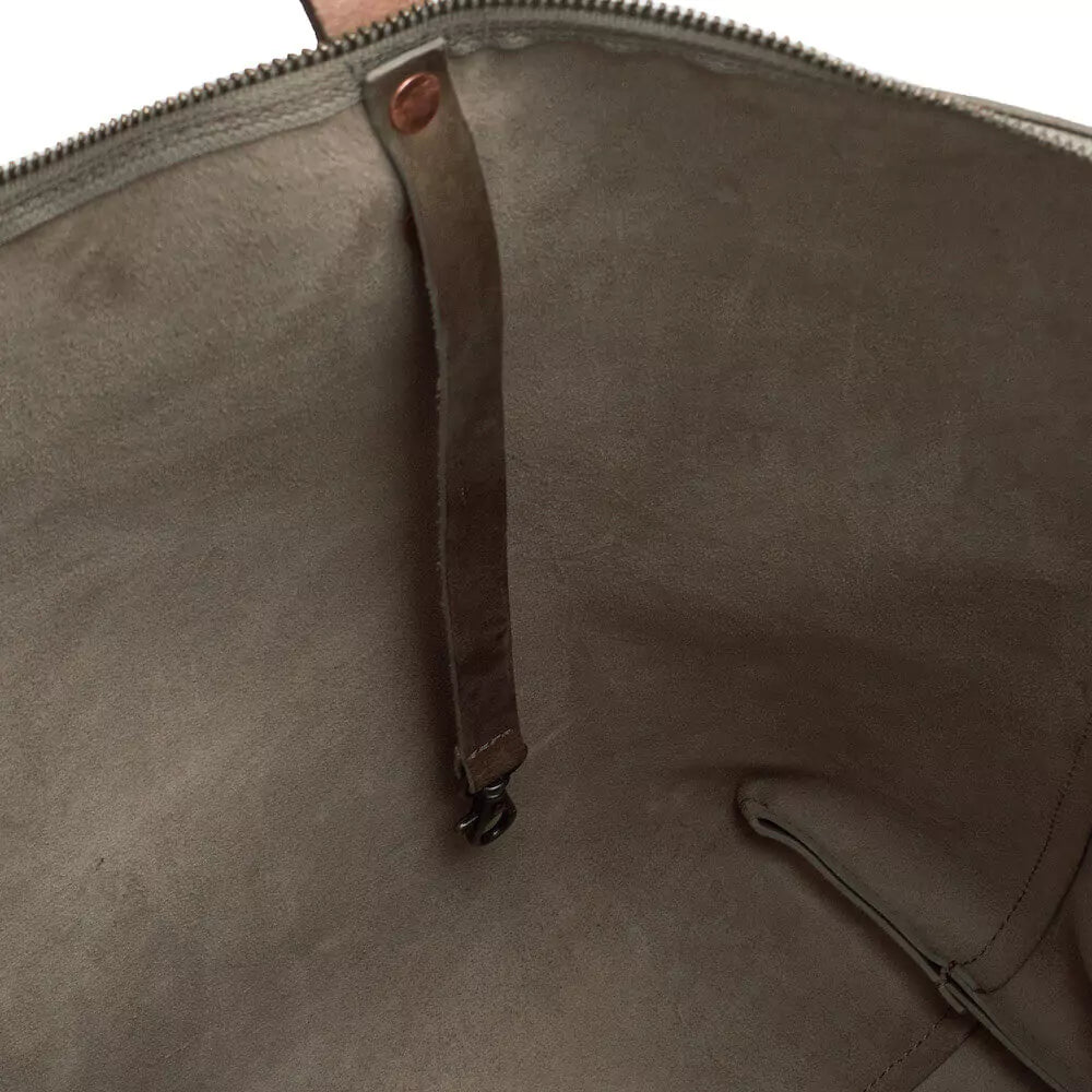 Eden Elevated Leather Tote Bag - Oversized Zippered > Handbag > Leather-Mushroom-Mission Mercantile Leather Goods