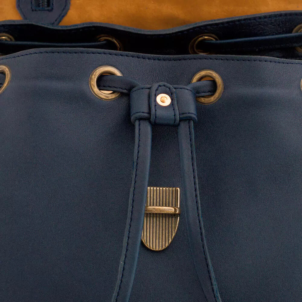 Ellington Leather Backpack-Bags > Backpack > Leather-Bluebonnet-Mission Mercantile Leather Goods