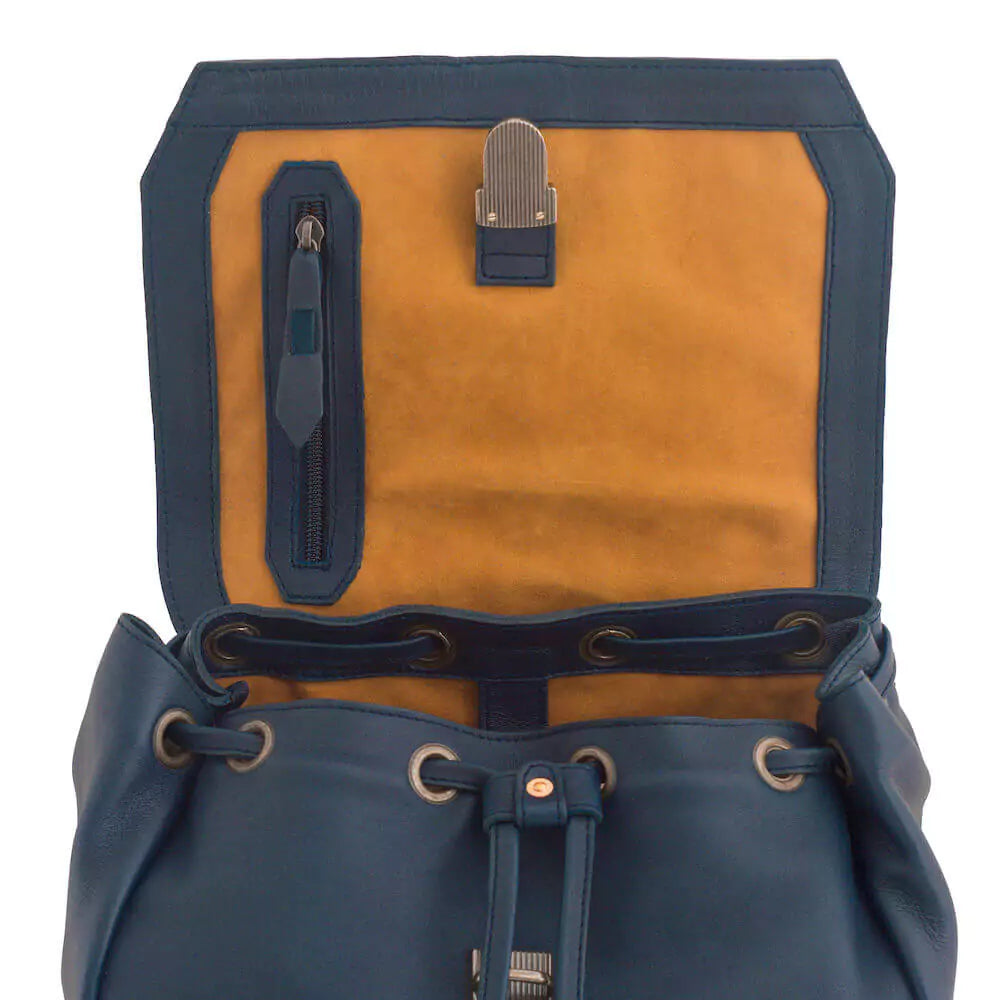 Ellington Leather Backpack-Bags > Backpack > Leather-Bluebonnet-Mission Mercantile Leather Goods