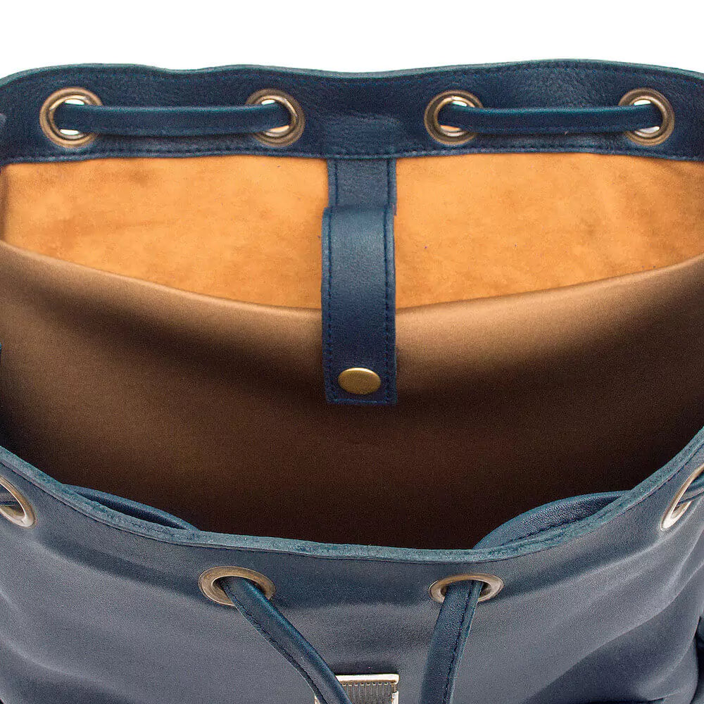 Ellington Leather Backpack-Bags > Backpack > Leather-Bluebonnet-Mission Mercantile Leather Goods