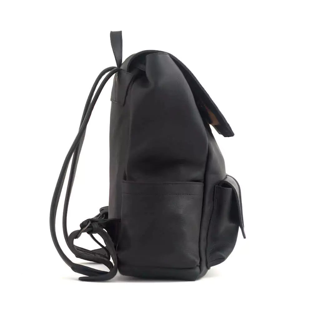 Ellington Leather Backpack-Bags > Backpack > Leather-Onyx-Mission Mercantile Leather Goods