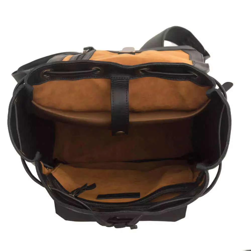 Ellington Leather Backpack-Bags > Backpack > Leather-Onyx-Mission Mercantile Leather Goods