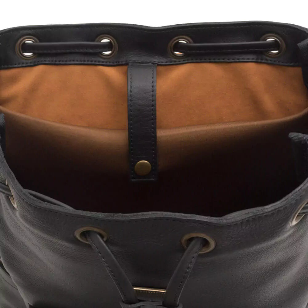Ellington Leather Backpack-Bags > Backpack > Leather-Onyx-Mission Mercantile Leather Goods