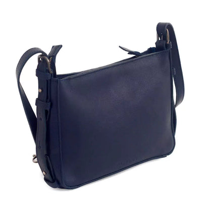 Ellington Leather Crossbody Purse-Bags > Handbag > Leather-Bluebonnet-Mission Mercantile Leather Goods