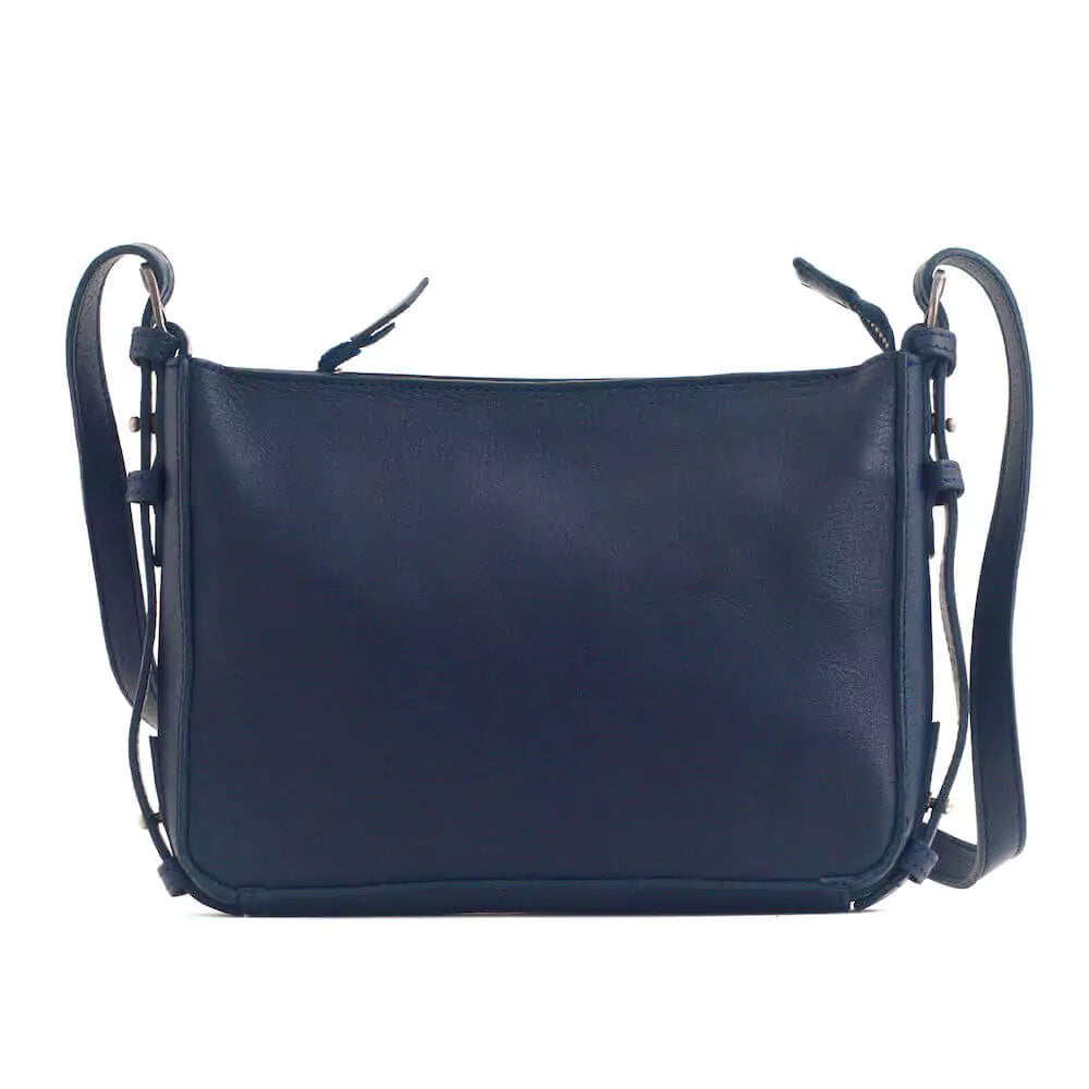 Ellington Leather Crossbody Purse-Bags > Handbag > Leather-Bluebonnet-Mission Mercantile Leather Goods