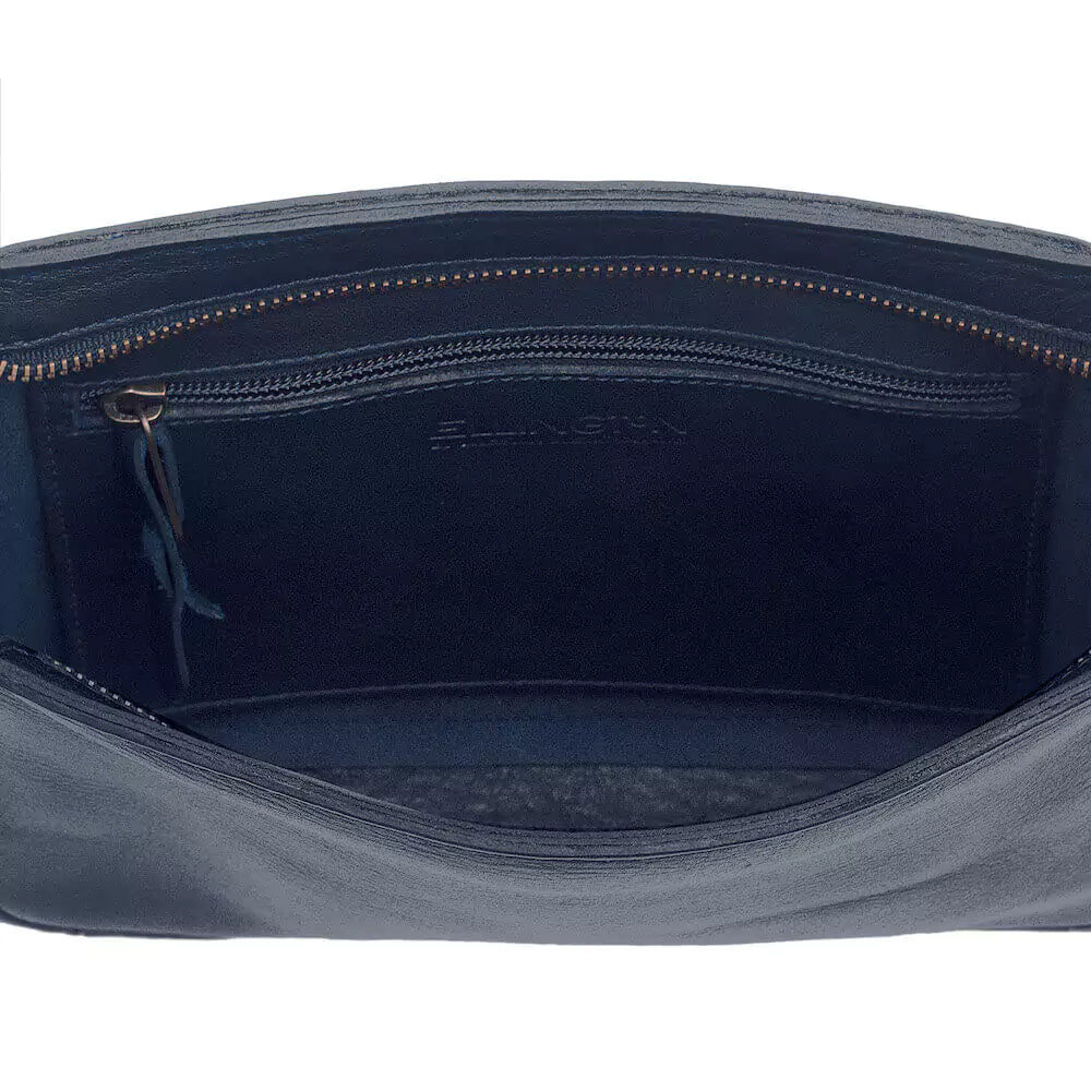 Ellington Leather Crossbody Purse-Bags > Handbag > Leather-Bluebonnet-Mission Mercantile Leather Goods