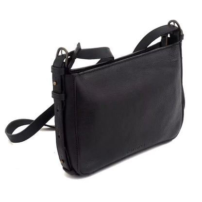 Ellington Leather Crossbody Purse-Bags > Handbag > Leather-Onyx-Mission Mercantile Leather Goods