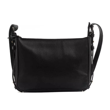 Ellington Leather Crossbody Purse-Bags > Handbag > Leather-Onyx-Mission Mercantile Leather Goods