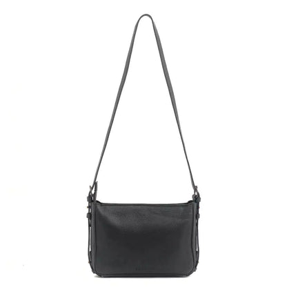 Ellington Leather Crossbody Purse-Bags > Handbag > Leather-Onyx-Mission Mercantile Leather Goods