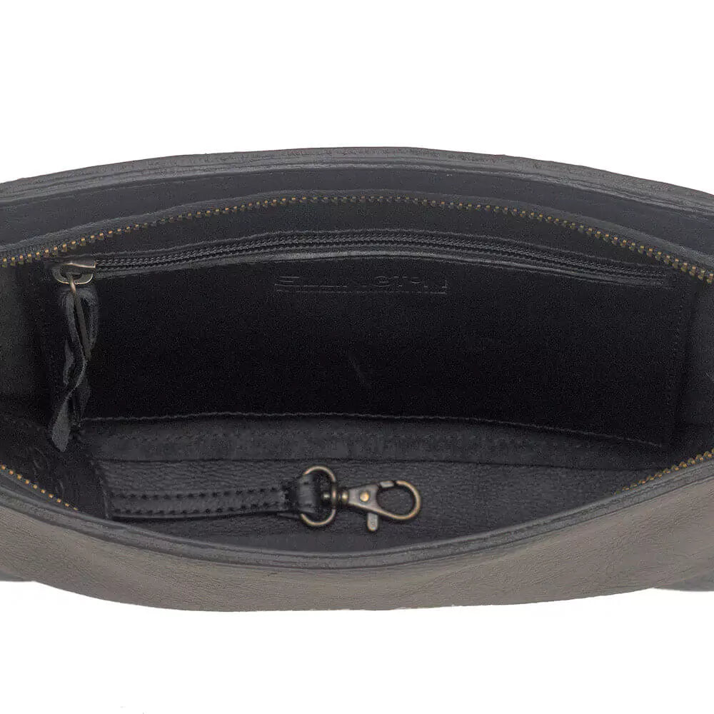 Ellington Leather Crossbody Purse-Bags > Handbag > Leather-Onyx-Mission Mercantile Leather Goods